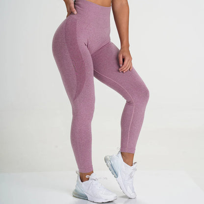 Leggings de Cintura Alta para Pickleball, Calças de Yoga Sem Costuras e Elásticas