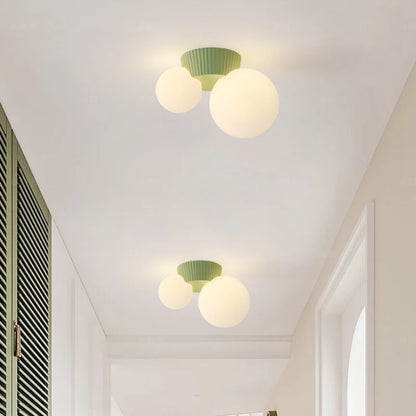 Luz de Teto Luméa | Design Moderno Francês com Duplo Globo