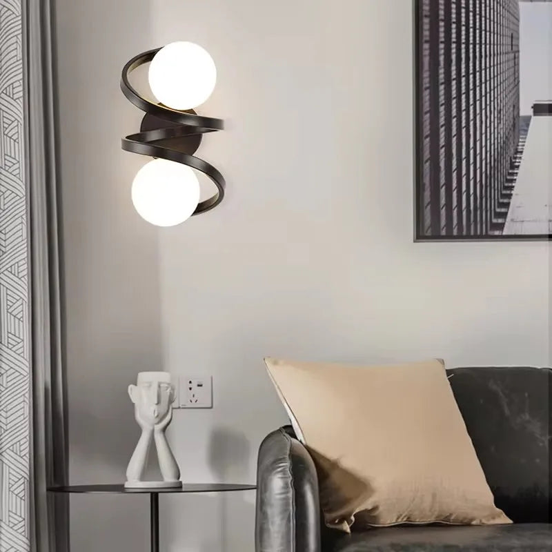 Astra Wall Light | Modern Dual LED Globe Design