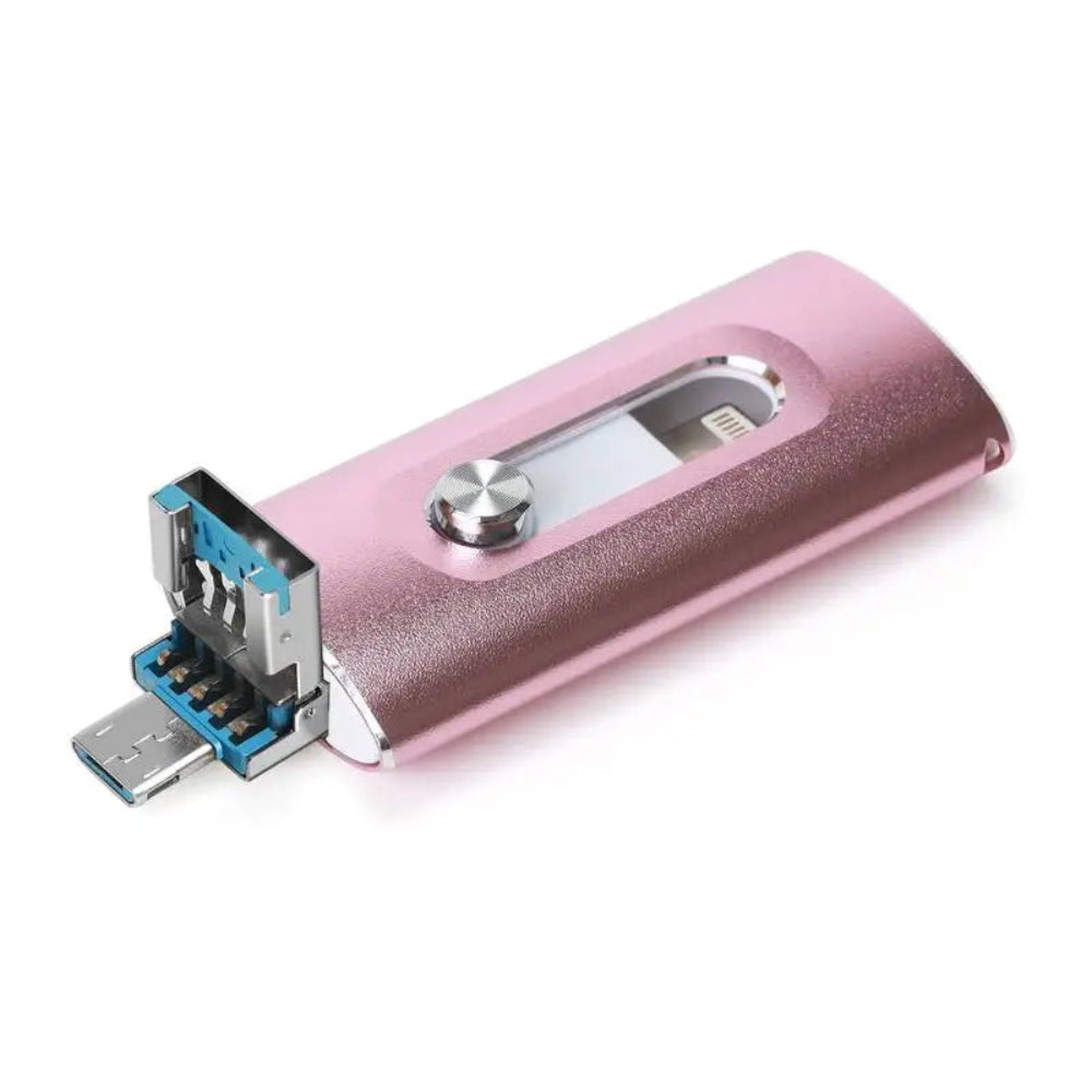 Ekstern Harddisk Bærbar SSD 4 i 1 USB 3.0 OTG Flashdrev