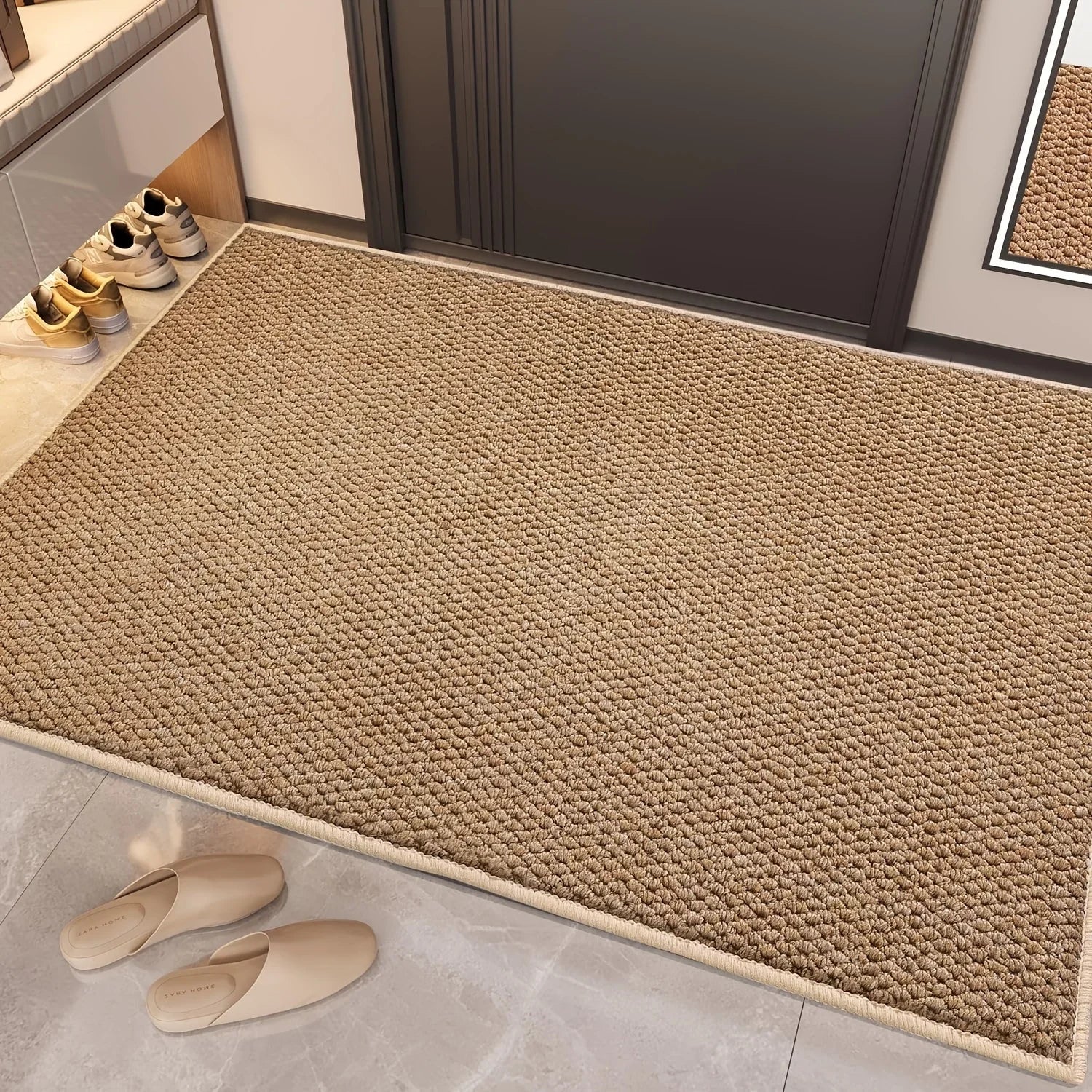 Outdoor Rugs Faux Jute Doormat | Durable & Stylish Entrance Mat
