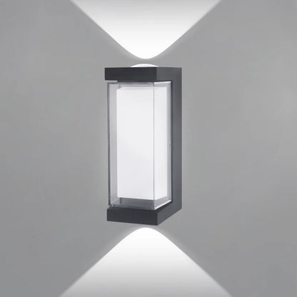 Moderne LED Væglampe | Vandtæt Udendørs Op- og Nedadrettet Væglampe