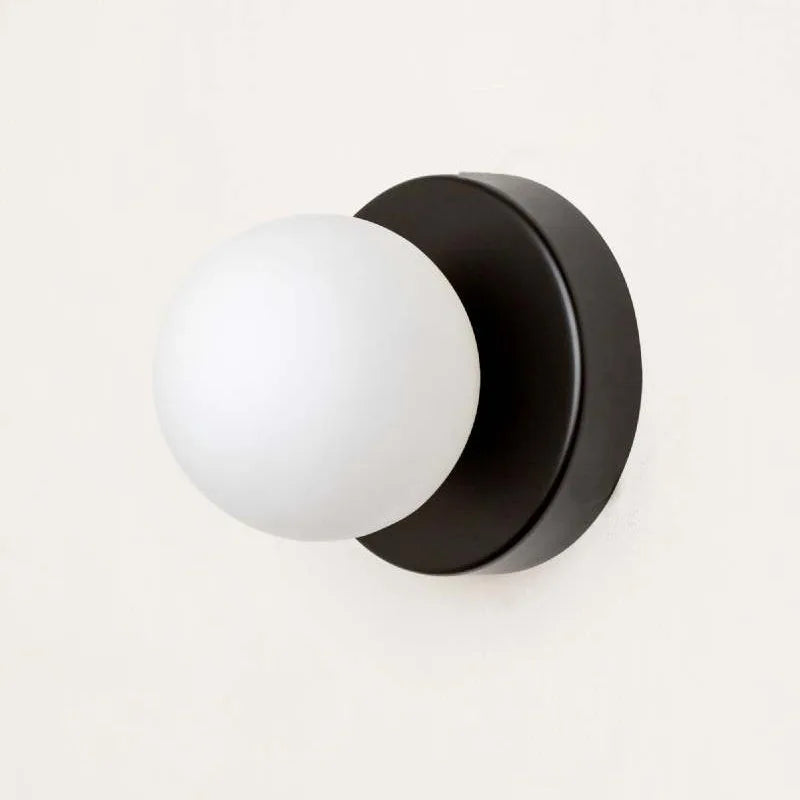 Lampă de perete LED Macaron | Aplica modernă din sticlă colorată