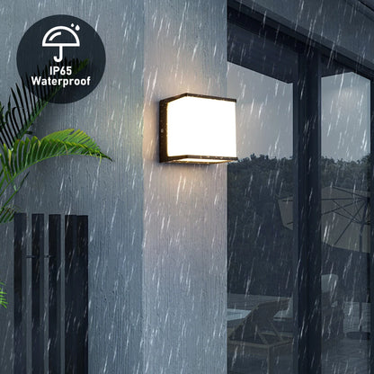 AeroCube Outdoor Wall Light | Modern Waterproof LED