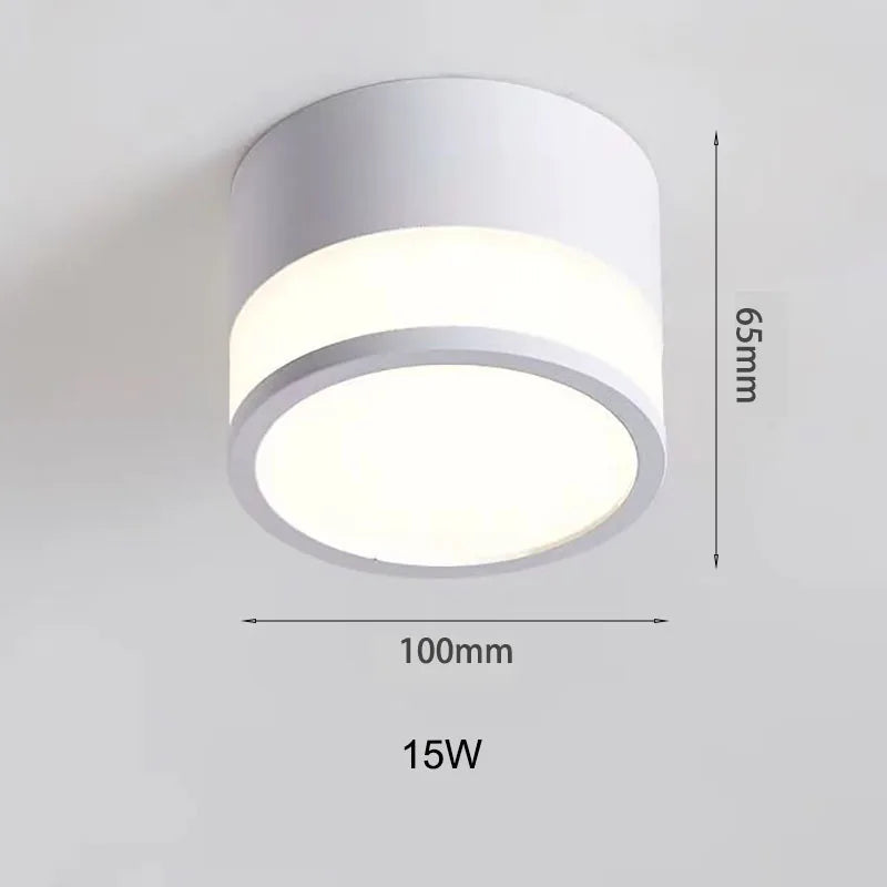 גוף תאורה שקוע LED נורדי | 9W / 15W מנורת תקרה