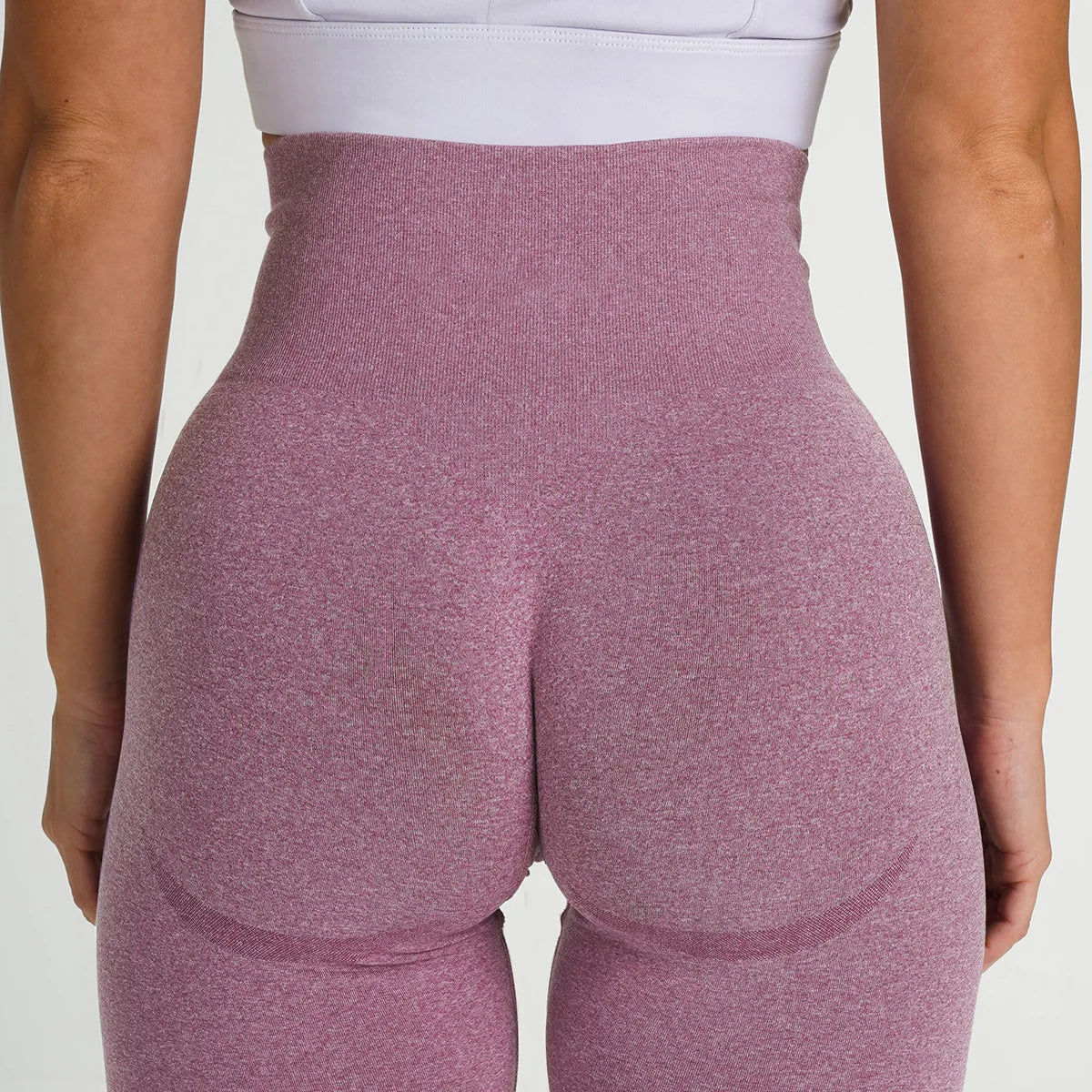 Leggings de Cintura Alta para Pickleball, Calças de Yoga Sem Costuras e Elásticas