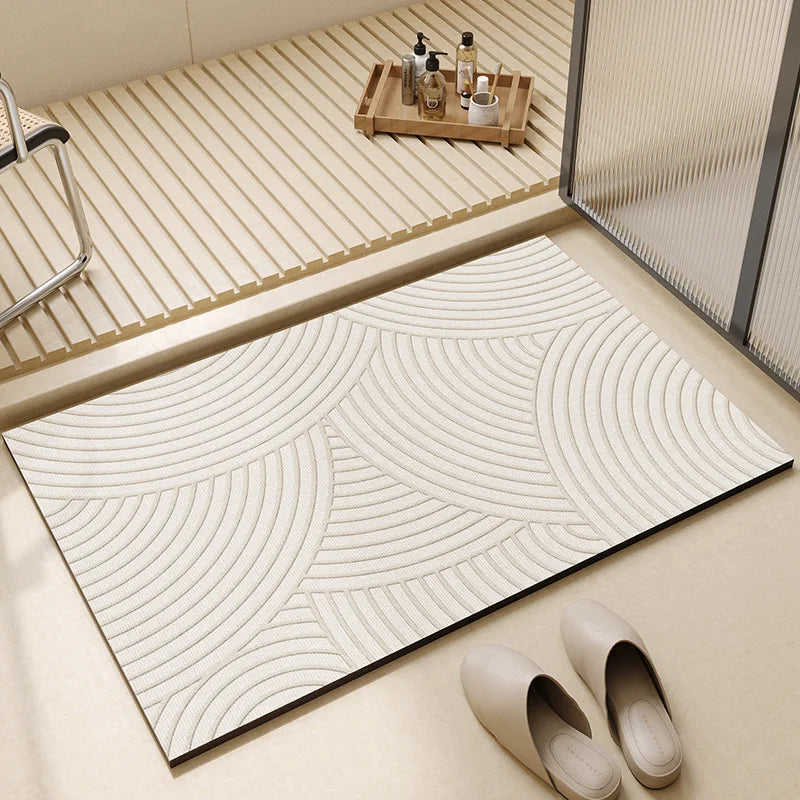 Super Absorbent Bath Mat | Quick-Dry Non-Slip Bathroom Floor Mat