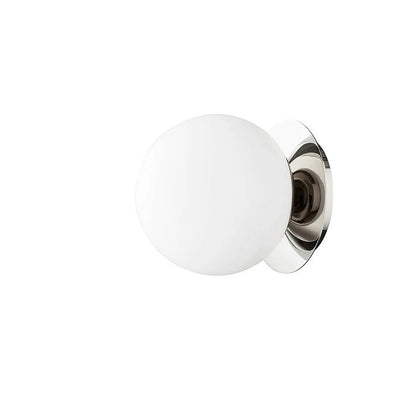 Lámpara de Pared de Cristal Nordic Globe | Luz Minimalista Moderna para Baño y Dormitorio