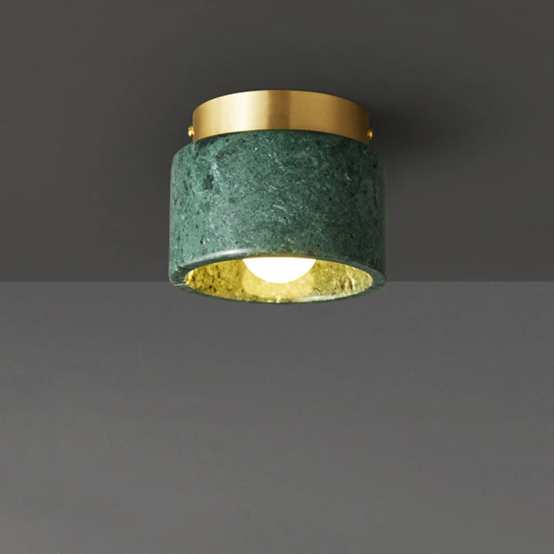 Nordische Marmor-Deckenleuchte | Moderner Downlight mit Steinoptik