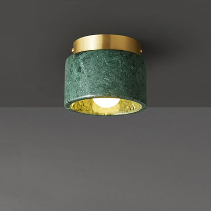 Nordische Marmor-Deckenleuchte | Moderner Downlight mit Steinoptik
