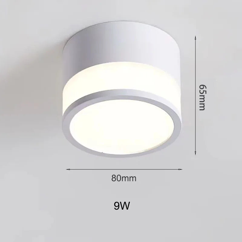 גוף תאורה שקוע LED נורדי | 9W / 15W מנורת תקרה