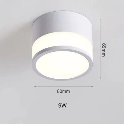 גוף תאורה שקוע LED נורדי | 9W / 15W מנורת תקרה