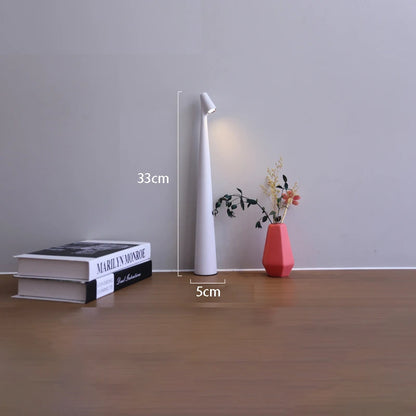 Glowora | מנורת שולחן LED | נטענת עם שליטה במגע לעמעום