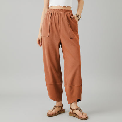 Women Pants Casual Loose Fit Straight Leg Lightweight Summer Trousers