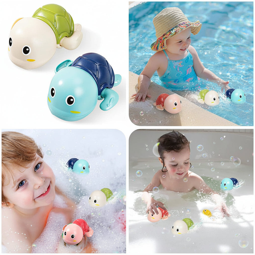 Bath Toys Wind Up Swimming Sea Animal Set