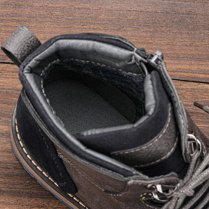 Frontier Leather Boots – Durable Men’s Classic Outdoor Footwear Orthopedic Support - Image 9