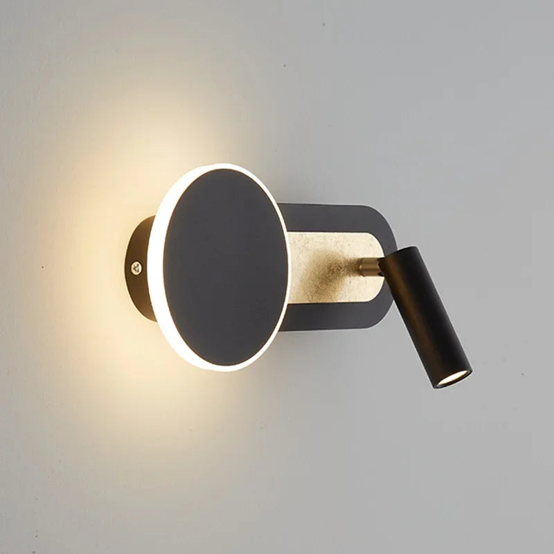 Luz de Parede HaloBeam | Design Nórdico Moderno com LED Duplo