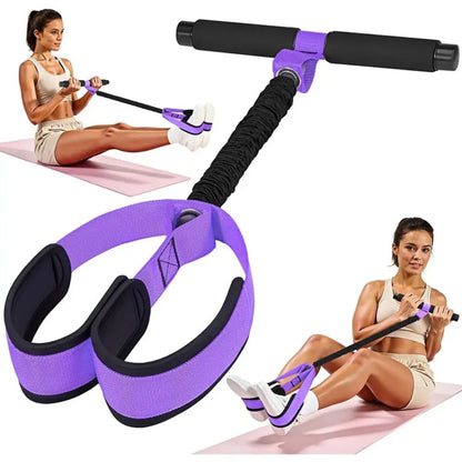 Rullo per Addominali con Fascia di Resistenza Allenatore Fitness per Allenamento Core