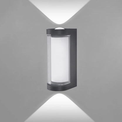 Moderne LED Væglampe | Vandtæt Udendørs Op- og Nedadrettet Væglampe