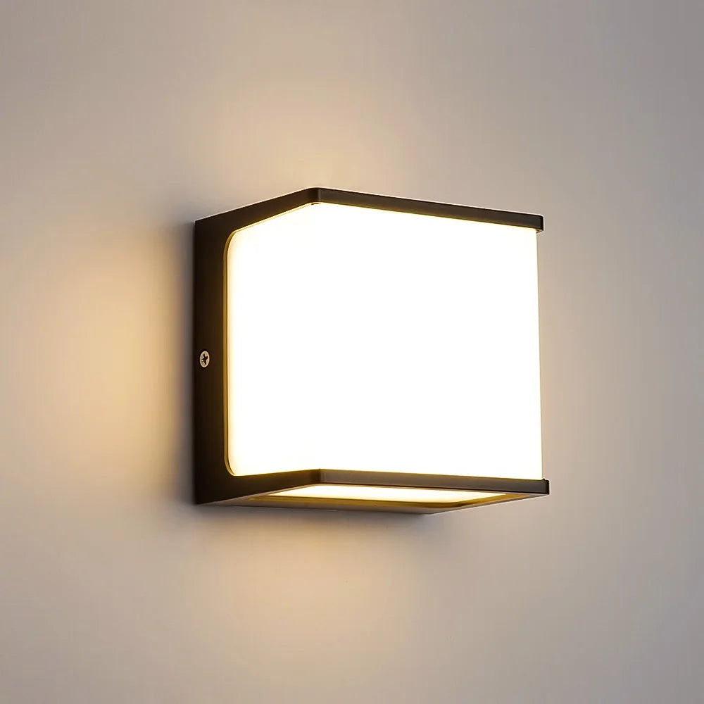 AeroCube Outdoor Wall Light | Modern Waterproof LED