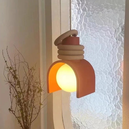 Lámpara Colgante Wabi-Sabi | Diseño Minimalista Japonés en Resina