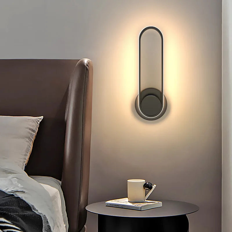 Modern LED Wall Light | 330° Rotating Aluminium Sconce