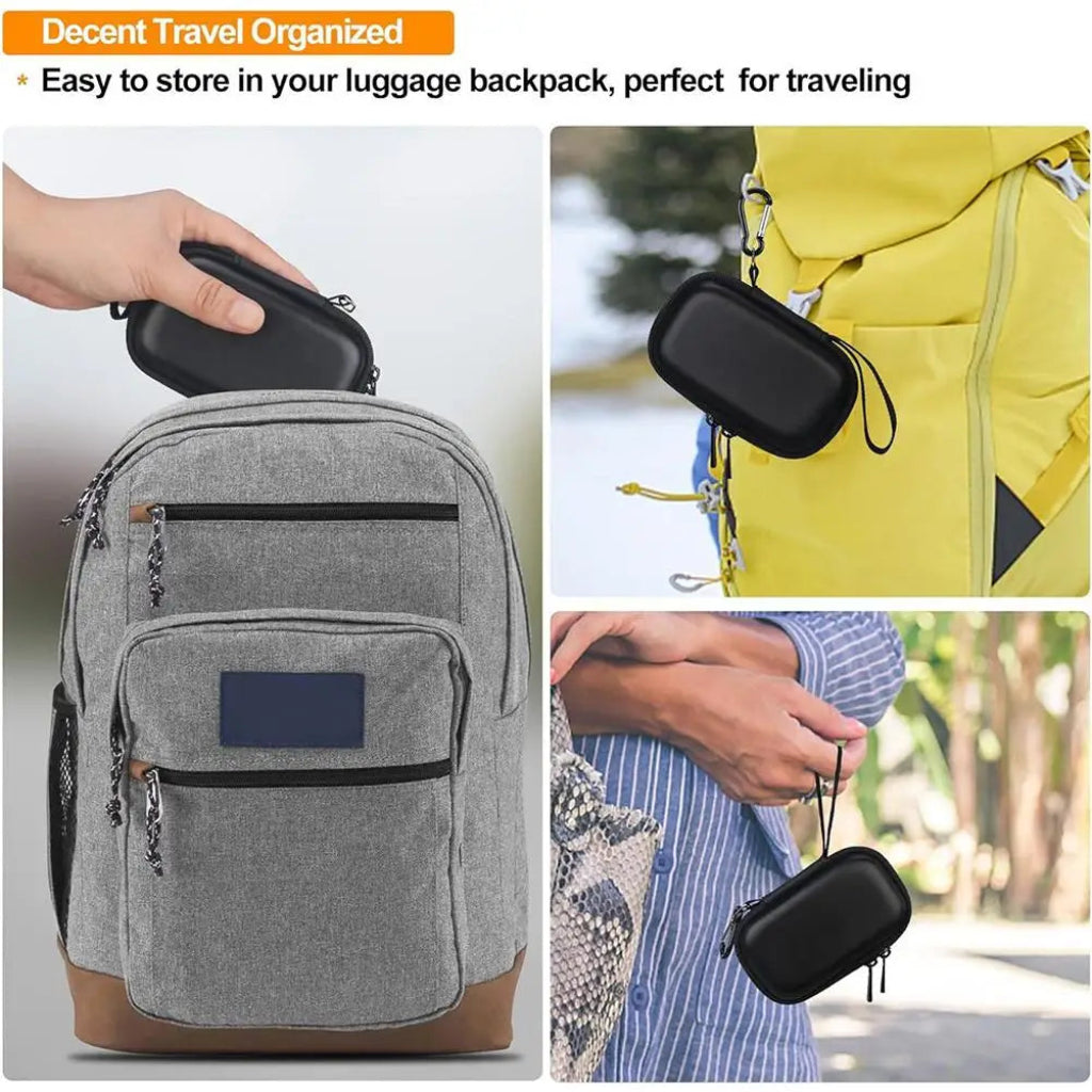 Estuche rígido portátil para disco duro externo SSD de viaje