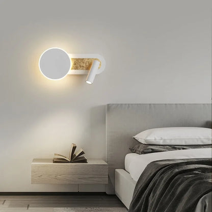 Luz de Parede HaloBeam | Design Nórdico Moderno com LED Duplo