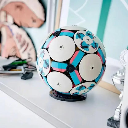 Decoração de Troféu Taça do Mundo Futebol Ouro Prémio de Exposição em Plástico