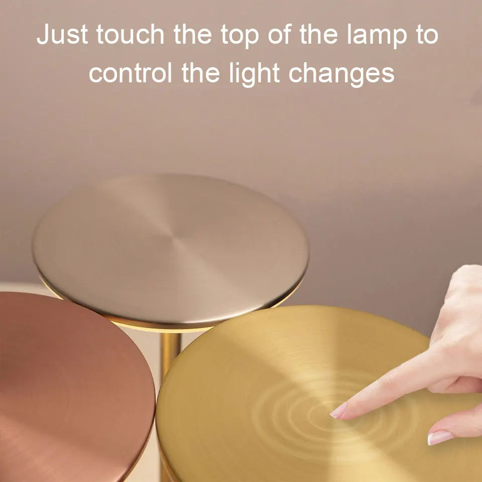 Lumaura | Touch Dimming LED Table Lamp | Rechargeable & Portable