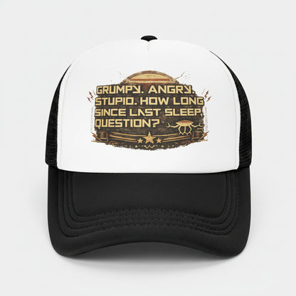 Baseball Cap Trucker Hat Mesh Adjustable Snapback Project Rocky
