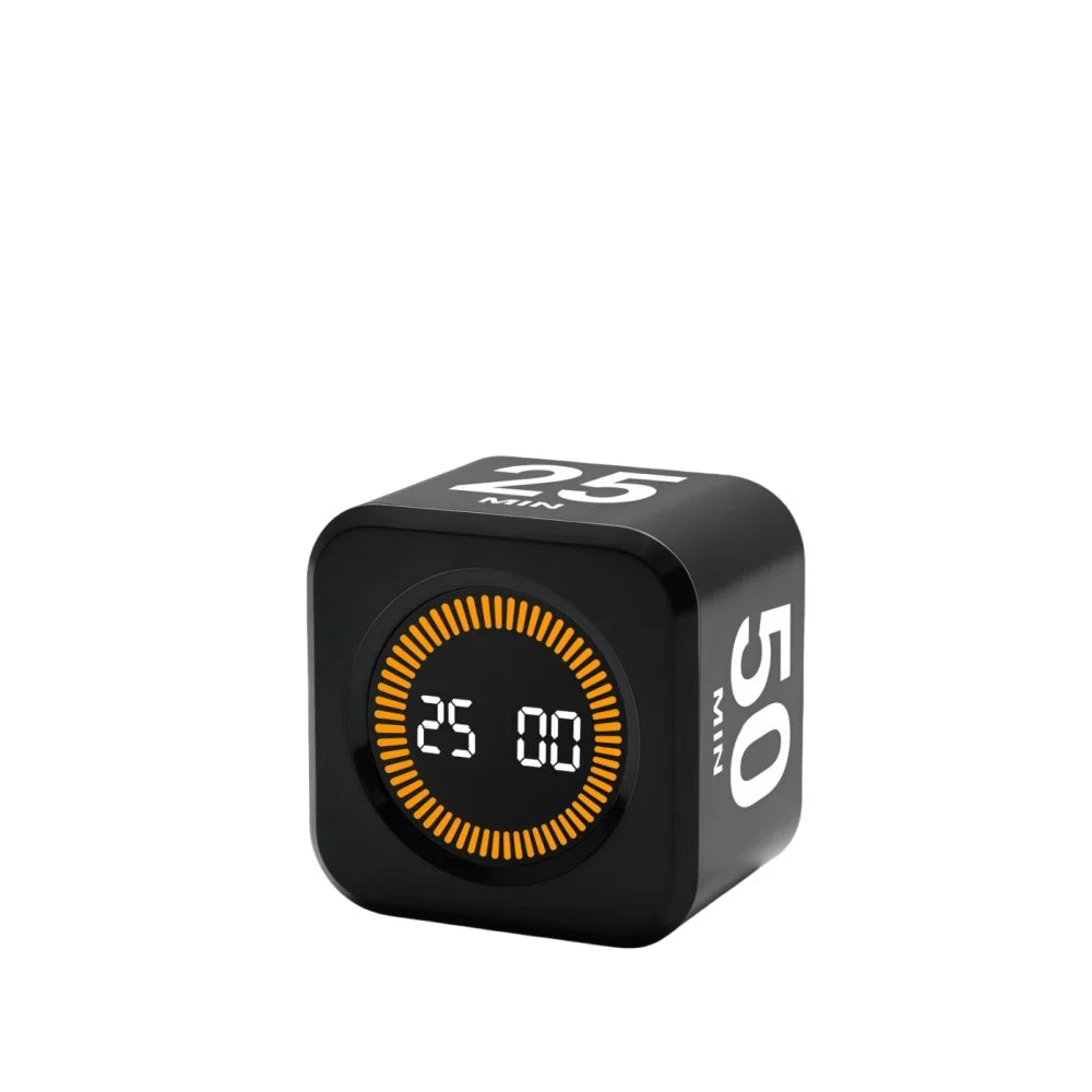Digital Kitchen Timer | LED Visual Cube with 4 Preset Countdown Options – Cooking, Baking & Meal Prep Timer