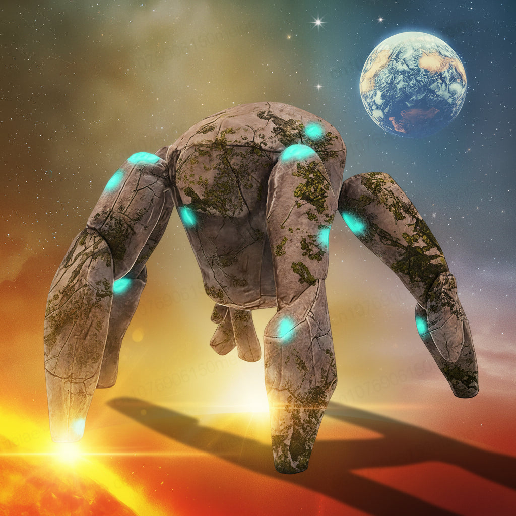 Plüschspielzeug Projekt Rocky Weltraumwesen Weiche Stoffpuppe