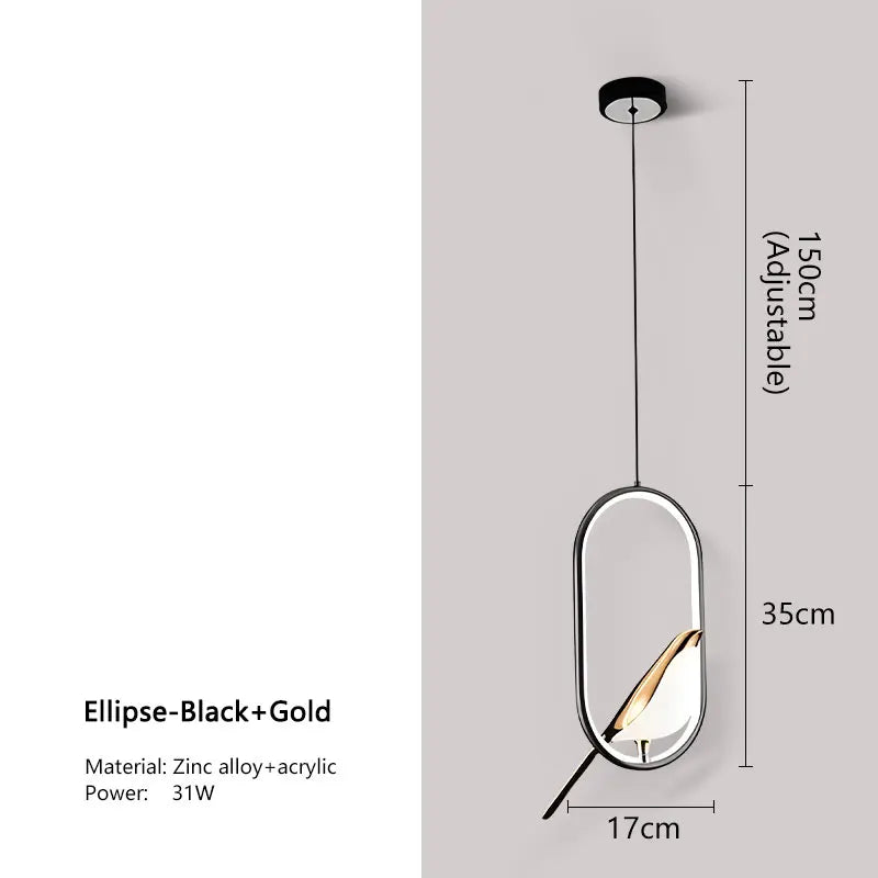 Skadependel | Nordisk LED-fugledesign