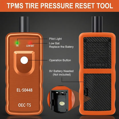 TPMS Reset Tool Wireless Tire Pressure Sensor Relearn Device