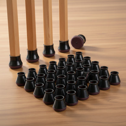 Chair Leg Floor Protectors Silicone Anti Scratch Furniture Caps