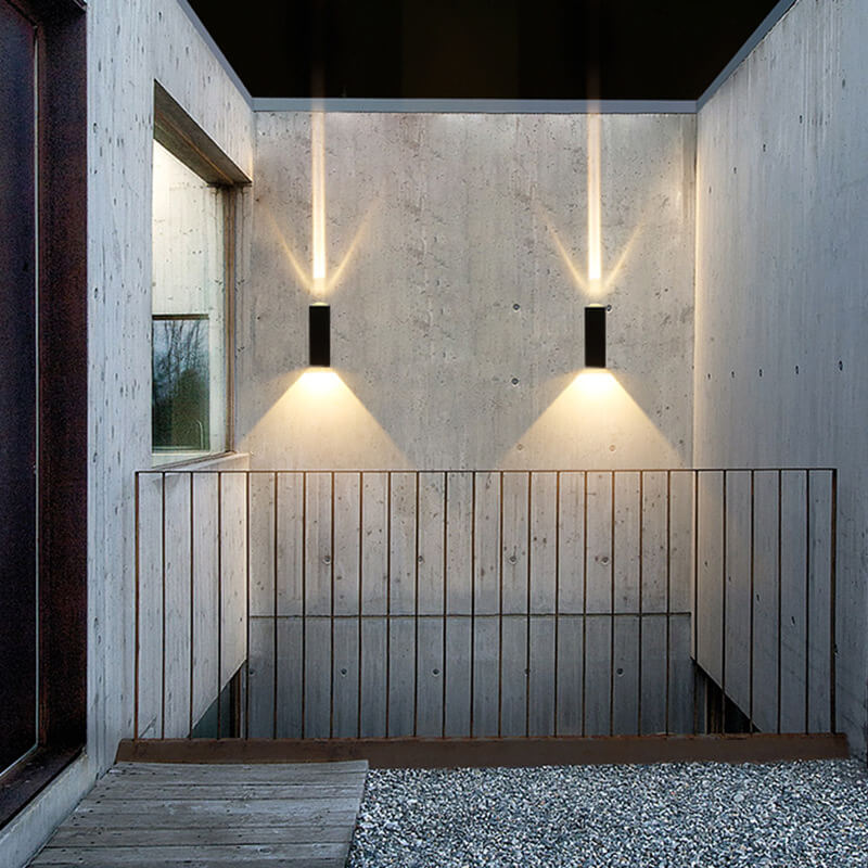 Modern Waterproof LED Outdoor Wall Lamp | Rectangular Sconce Light