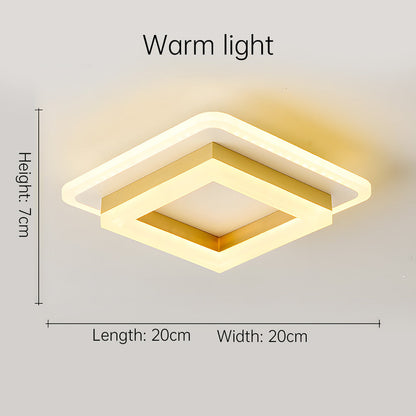 Square LED Ceiling Light | Modern Flush Mount Fixture