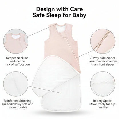 Baby Sleep Sack Bamboo Breathable Lightweight Sleeping Bag