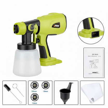 Paint Sprayer Cordless Electric Spray Gun Fast DIY Painting