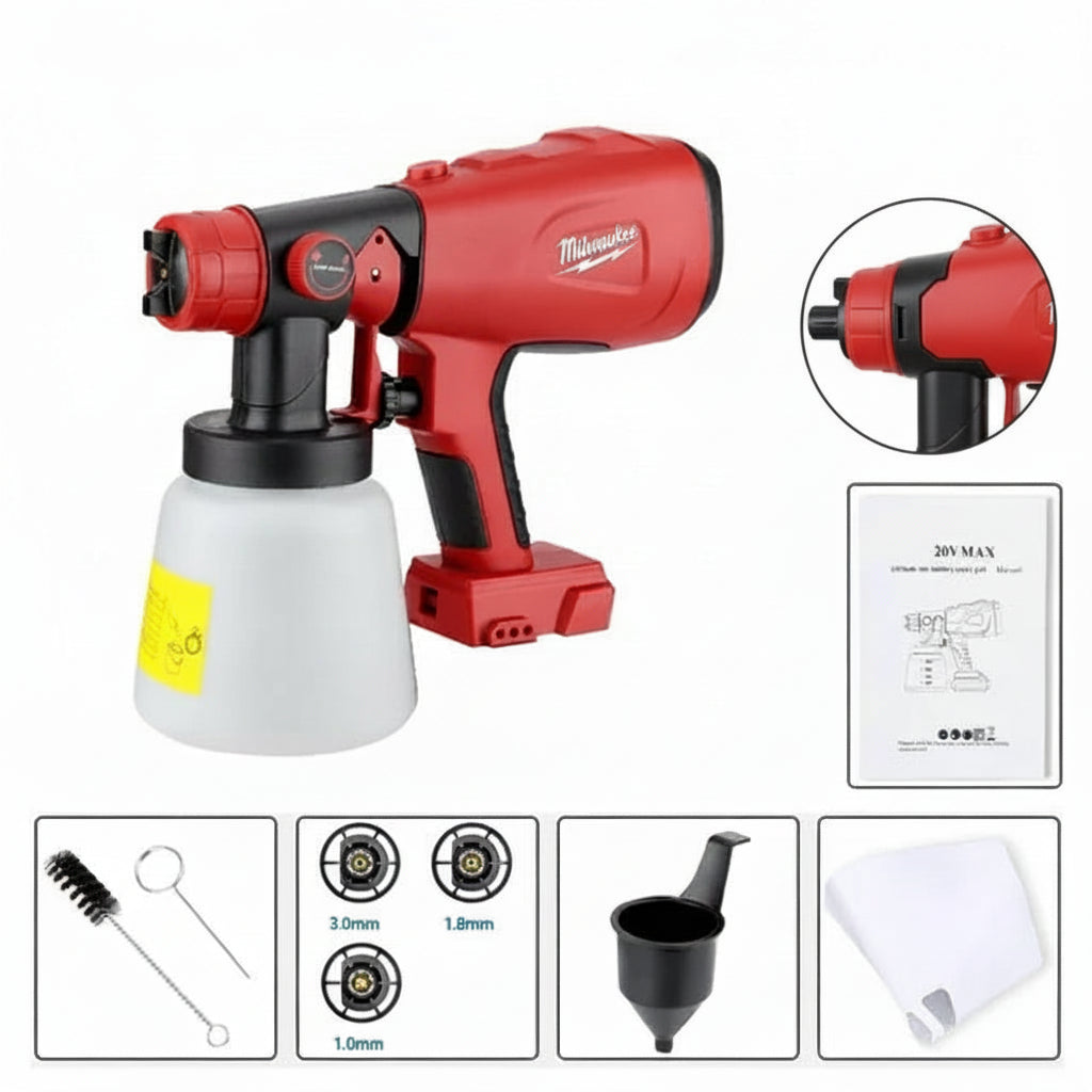 Paint Sprayer Cordless Electric Spray Gun Fast DIY Painting