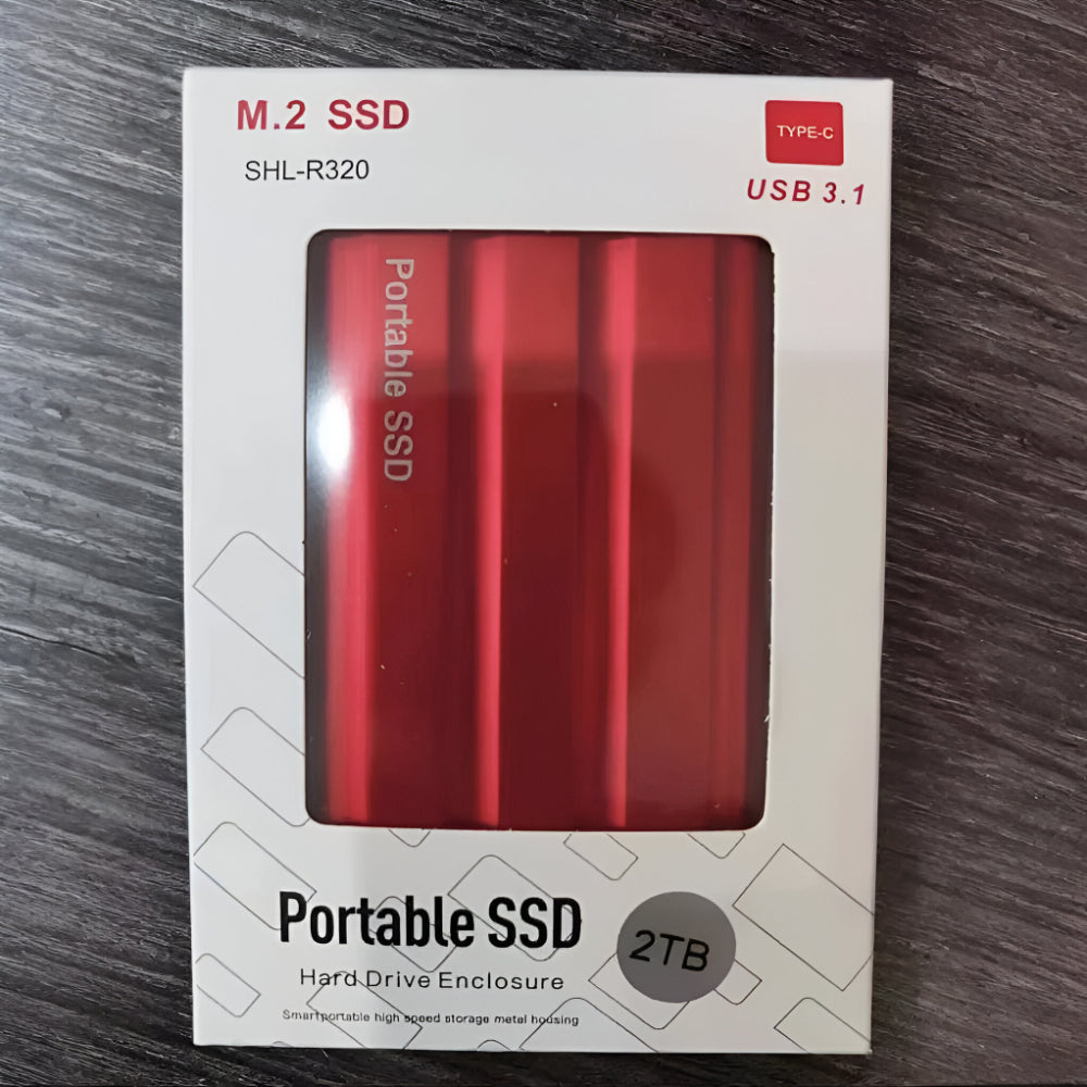 כונן חיצוני SSD התקן אחסון נייד מארז מתכתי