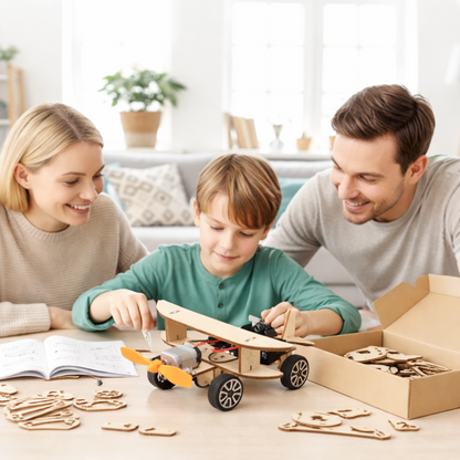 STEM Lernspielzeug Holz Bausatz Auto Selber Bauen Kinder