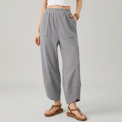 Women Pants Casual Loose Fit Straight Leg Lightweight Summer Trousers