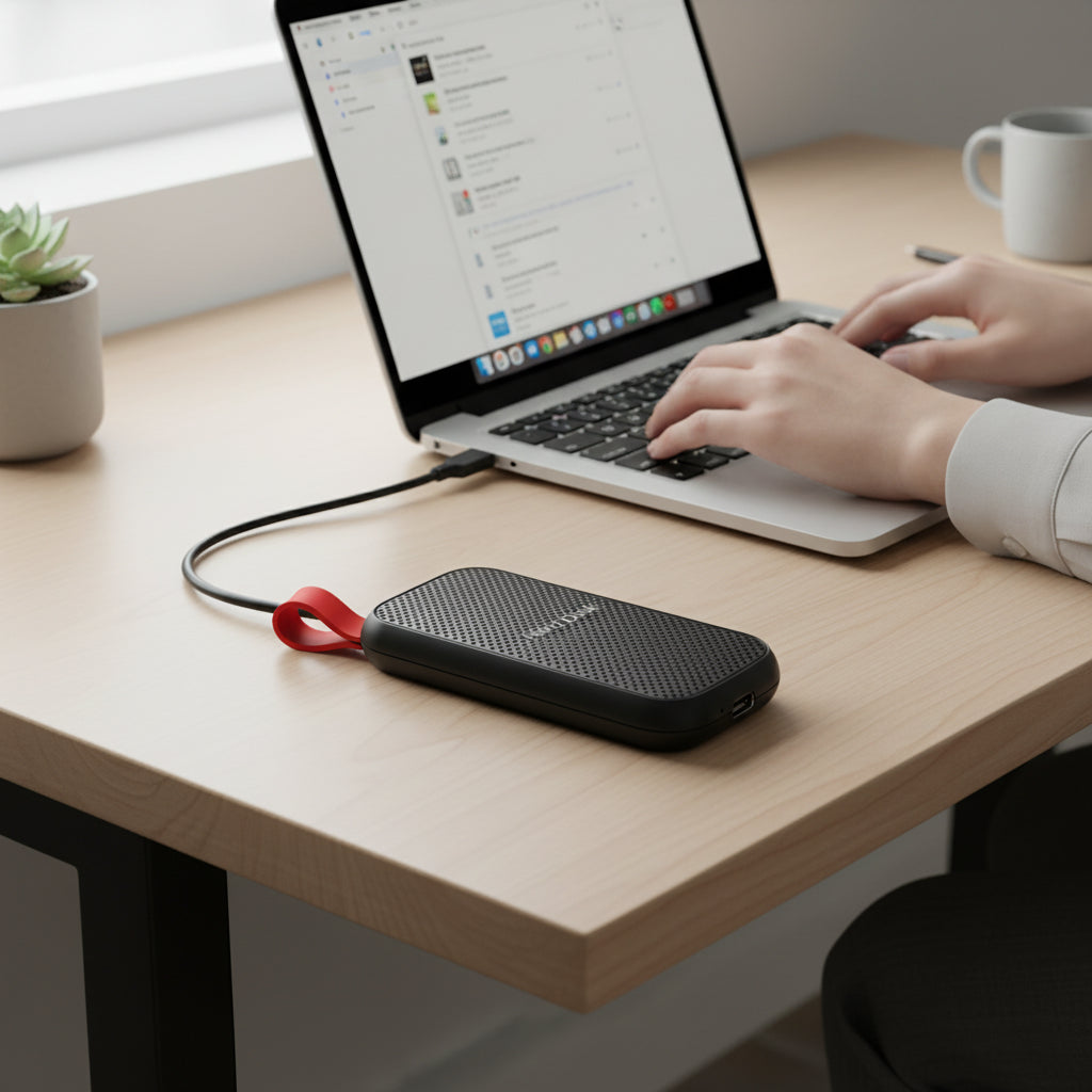 Disco Duro Externo Portátil SSD USB Almacenamiento para Teléfono y PC