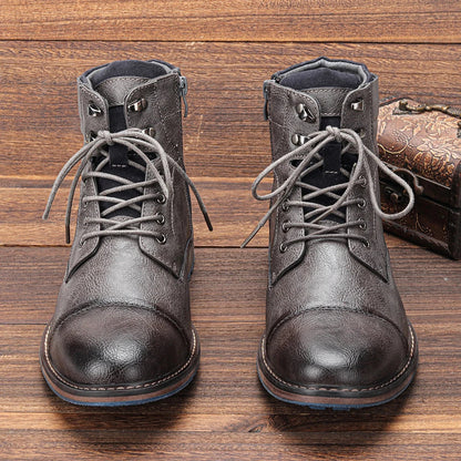 Frontier Leather Boots – Durable Men’s Classic Outdoor Footwear Orthopedic Support - Image 6