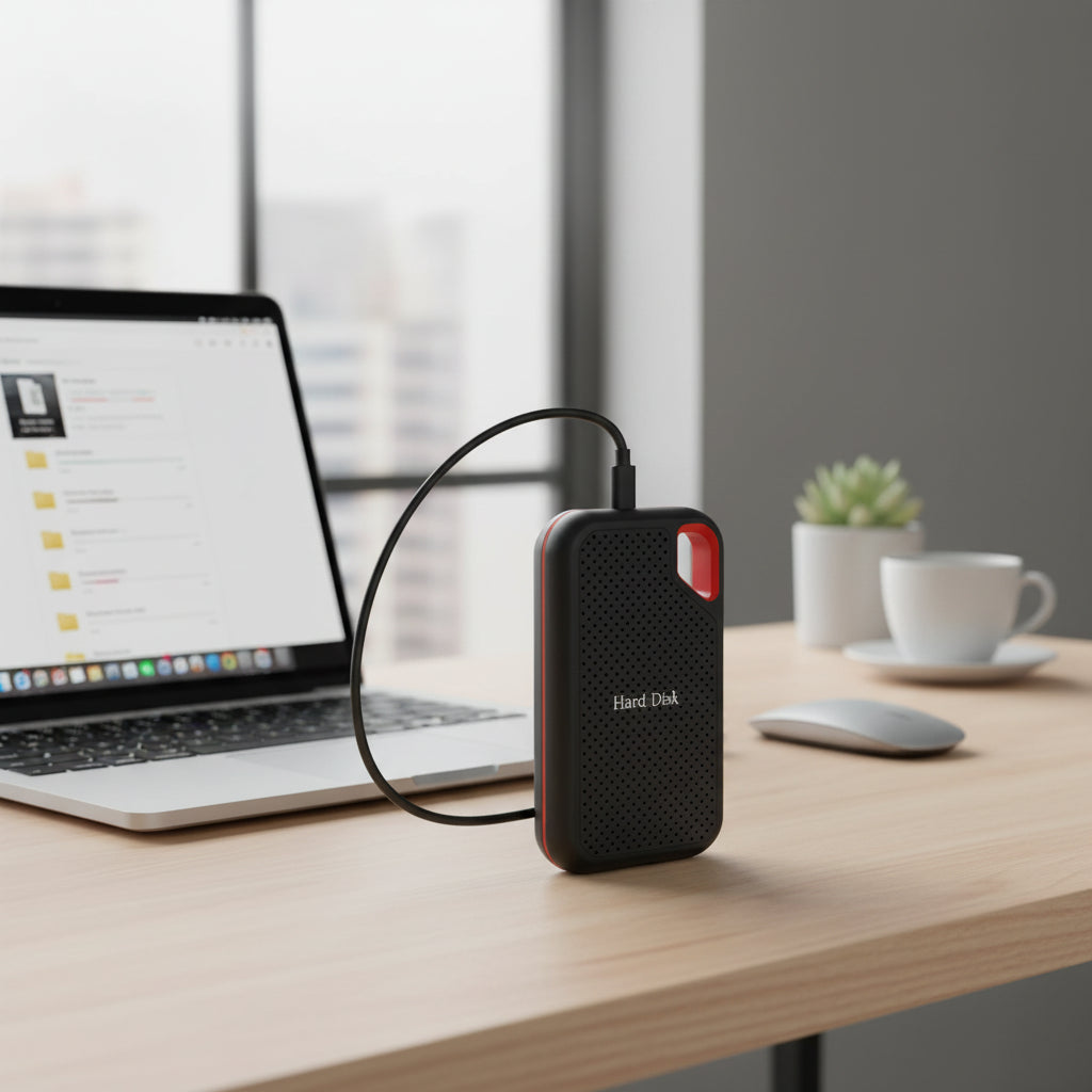 External Hard Drive Portable SSD USB 3.1 Compact Storage