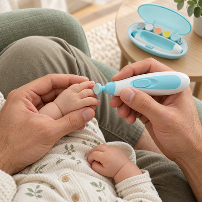 Safe Baby Nail File Quiet Design Gentle Touch Infants