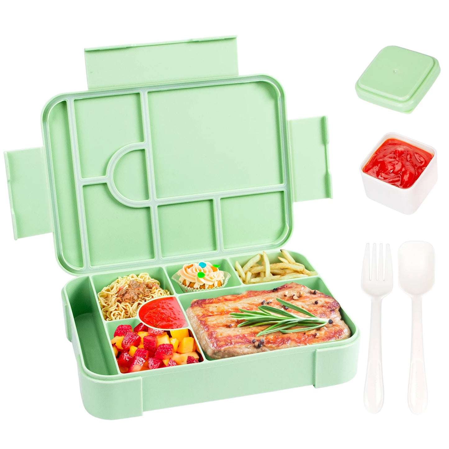 BentoMax | Recipiente para Almoço Bento de Grande Capacidade 1330ml à Prova de Fugas – Micro-ondas e Portátil