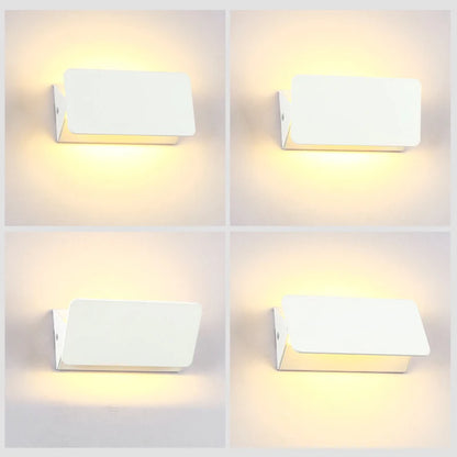 Candeeiro de Parede LED Moderno | Lâmpada de Balanço Minimalista em Alumínio